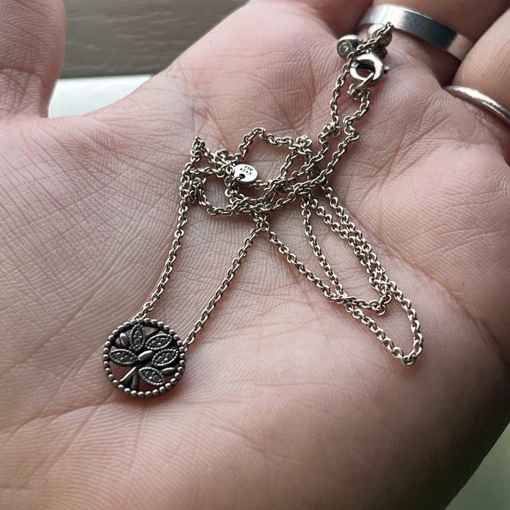 pandora family tree necklace